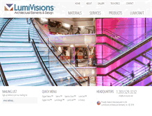 Tablet Screenshot of lumivisions.net